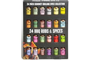 BAYTRADE 24x Rubs Spices for Cooking | BBQ Gifts for Men | Herbs, Spices & Seasonings| Christmas Gifts for Men | Cooking Gifts for Men Women Presents| Spice Gift Set | Chef Gifts | House Warming Gifts New Home