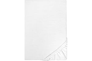 Traumhaft Schlafen - Castell - Markenbettwäsche 0077113 Spannbetttuch Jersey Stretch 1x 90x190 cm - 100x200 cm, weiß