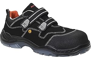 ELTEN Sicherheitsschuhe SID ESD S3, Damen und Herren, Textil, Kunststoffkappe (leichter als Stahlkappe), leicht, sportlich, Schwarz, Größe: 42