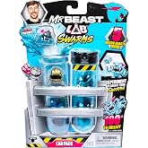 MrBeast Lab Swarms Lab Pack, Su Ekleyerek Deney Yapın, Test T&uuml;p&uuml;n&uuml; Sallayın ve 1 "MrBeast Koleksiyon Karakterinden 5 PK A&ccedil;ığa