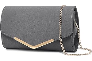 Miss Lulu Pochettes et clutches Femmes Chaîne À Main Bourse De Fête De Mariage Mini Sac À Bandoulière Portefeuille Pratique