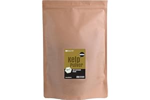 ‎WOHLTUER Wohltuer Bio Kelp Pulver aus dem Atlantik | Zertifiziertes Kelp Algenpulver | In Rohkostqualität | Smoothie Pulver 200g