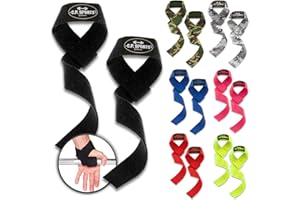 C.P. SPORTS C.P. -SPORTS Cintas de ayuda para pesas, estándar, color negro, talla única, 38725