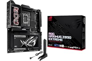 ASUS ROG Maximus Z890 Extreme - Placa Base E-ATX, 24+2+1+2 etapas de Potencia, DDR5, PCIe 5.0 Compatible con GPU de última generación, Seis Ranuras M.2, WiFi 7, Puertos Thunderbolt 5