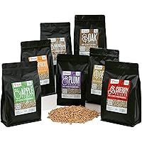 BBQ-Toro Pellets Set aus 100% Holz | Auswahl aus 7 Sorten à 1 kg | Smokerpellets für Grill, Smoker, Pellet-Pizzaofen und…