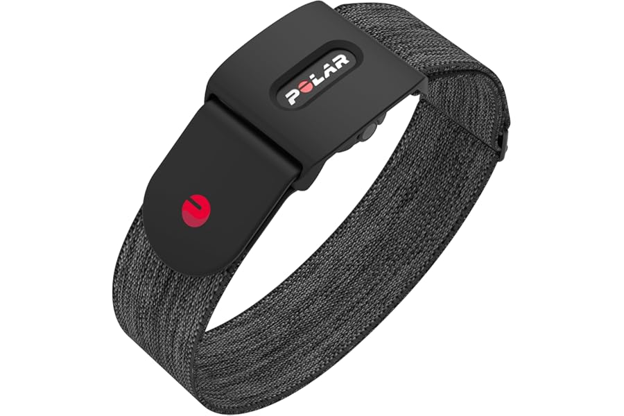 Polar Verity Sense - Optical Heart Rate Monitor Armband for Sport - ANT+ and Dual Bluetooth HRM - Waterproof HR Sensor with only One Button - Compatible with Peloton, Zwift and other apps