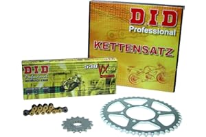 FEUERSTUHL.DE GMBH Chain Set Kawasaki VN 800, 1995-1996, Type VN800A, DID X-Ring (VX Gold) Extra Reinforced