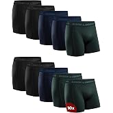 DANISH ENDURANCE Men's Boxer Shorts, Cotton, Pack of 3 and 10