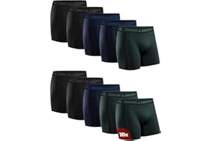 DANISH ENDURANCE Calzoncillos Hombre Boxer Algodon Premium, Pack de 3 y 10 - Ropa Hombre, Ropa Interior