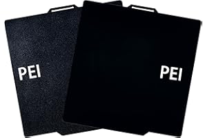 TINYTREES Druckplatte für Bambulab A1 P1S X1 X1C X1E P1P, Druckplatte für Bambu Lab Build Plate 3D Drucker, Smooth Druckbett Platte ür 3D Druck Hobbyisten (Smooth Black PEI+Textured Black PEI, 257 * 257mm)