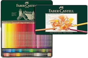 Faber-Castell 110011 Crayon Polychromos boîte métal de 120 pièces Multicolore