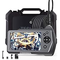 Teslong Video Endoskopkamera, Industrie-Endoskop-Inspektionskamera mit 4.5-Zoll-Bildschirm 5,5 mm Durchmesser Flexible…