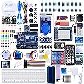 Elegoo Set/Kit for Arduino UNO Project The Complete Ultimate Starter Kit with German Tutorial, UNO R3 Microcontroller and Man