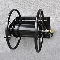 RAMROXX 34187 RAMROXX Schlauch Wandhalter Schlauchaufroller bis 60m Gartenschlauch