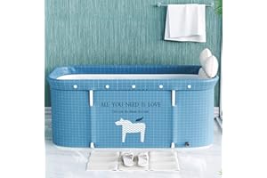 HIDYLIU Vasca da bagno portatile pieghevole per la famiglia, Barilotto da bagno SPA, vasca da bagno per bambini, in PVC, disponibile in tutte le stagioni, per Adulto Bambini, per bagni di Ghiaccio Caldi