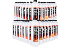 PAINTSYSTEMS REFINISH COLOURS Bio Alkohol 100% 30 x 1 Liter - BIOETHANOL für Alkohol-Kamine, Tischfeuer, Ethanolkamine, Alkoholbrenner, Terrassenfeuer, Raumfeuer, Standfeuer oder Gartenfeuer