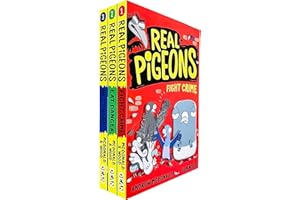 Real Pigeons series 3 Books Collection Set By Andrew McDonald(Real Pigeons Fight Crime, Real Pigeons Eat Danger & Real Pigeons Nest Hard)