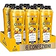 Schwarzkopf Gliss Oil Nutritive Shampoo Nutriente, 6 confezioni da 250ml, Shampoo nutriente arricchito con Omega 9 e Olio di 