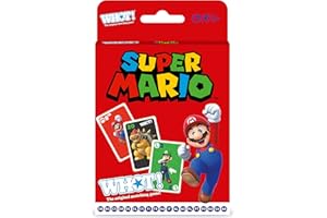TOP TRUMPS Winning Moves Whot Mario Gra Karciana, do Koloru, do Numerka, Dopasowanie Kart, Licencja dla Dzieci