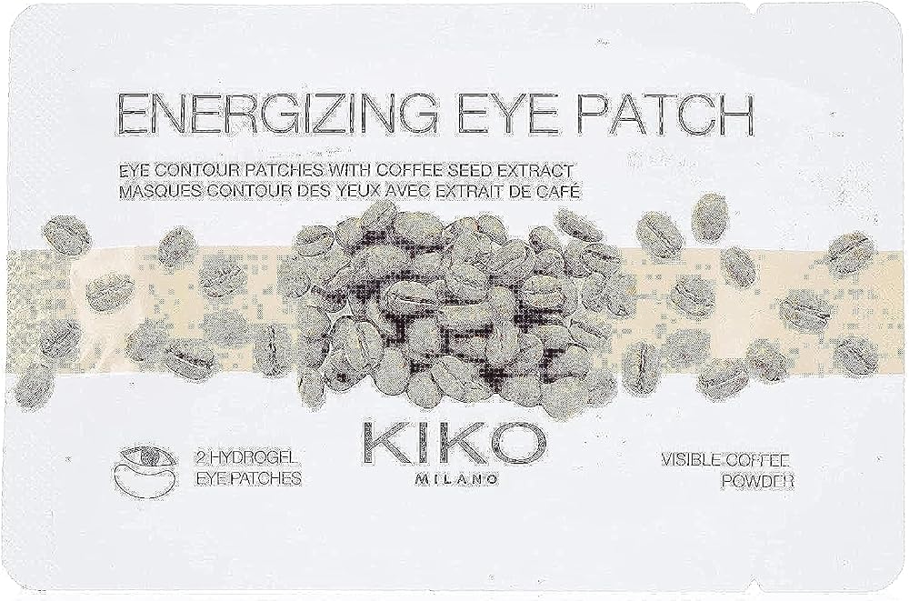 KIKO Milano Enerji Verici Göz Yaması | Kahve özlü enerji veren hidrojel göz maskeleri