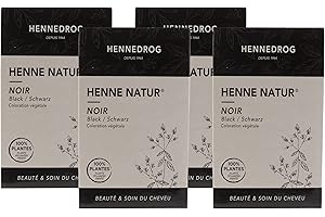 Hennedrog - Henna Natur schwarz 4 x 90 g