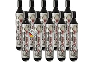 ‎OPTACS OpTacs 88g CO2 Kapsel 10er Set – CO₂-Kartusche für Luftdruckwaffen, Airsoft, Paintball – Gewinde M16x1,5 – langanhaltend & präzise