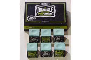 TRIANGLE PRO CHALK 6 x CUBES OF TRIANGLE LIGHT GREEN PRO CHALK FOR THE SERIOUS PLAYER**