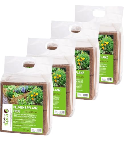 Kokosfaserziegel Grob – 50 Liter, Ca. 4,5 Kg, Torffreie Anzuchterde Aus 100% Kokosfasern