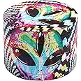 LIHAO 2 inch Grinder 4 Layer Zinc Alloy Spice Grinder - Colorful Alien Head