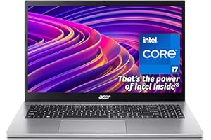 acer Aspire 3 A315-59 Laptop - Intel Core i7-1255U, 8GB, 512GB SSD, Integrated Graphics, 15.6" Full HD, Windows 11, Silver