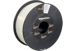 Amazon Basics PLA 3D Printer Filament, 1.75 mm, Transparent, 1 kg Spool
