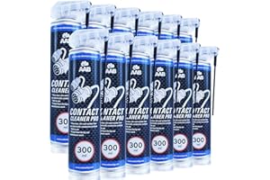 AABCOOLING AAB Contact Cleaner PRO 300ml - Set di 12 Pezzi - Detergente per Contatti Elettrici – Spinotti Elettrici Auto, Spray Contatti, Antiossidante Circuiti Elettrici, Detergente Contatti, Contact Cleaner