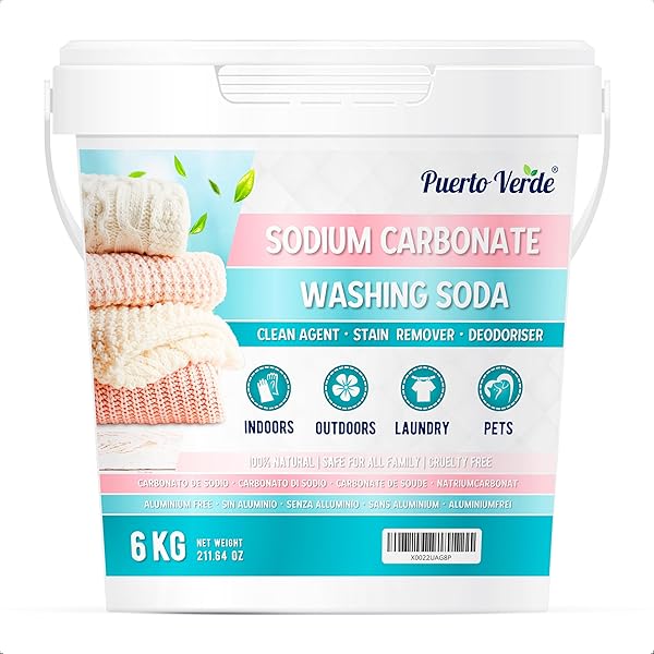 Bicarbonate Soude PUERTO VERDE 2x10 Kg - 100% Naturel Sans Aluminium - Production Espagnole