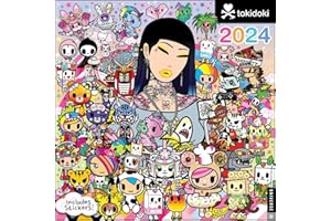 tokidoki 2024 Wall Calendar (w/ Stickers): With Stickers