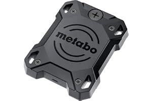 metabo Tracker Pro – GPS Objektsökare Verktygsfinnare för iOS och Android, världssäker spårning, IP67 vattentät, 3 års batteri, kompatibel med Apple "Var är ?" & Android "Hitta min enhet"