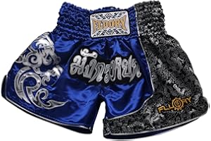 FLUORY Pantaloncini Muay Thai, MMA Pantaloncini Abbigliamento Training Cage Fighting Grappling Arti Marziali Kickboxing Pantaloncini Abbigliamento