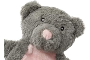 Home Flair Hot Water Bottle | Hot Water Bottle with Cover UK | 1ltr Small Hot Water Bottle | Novelty Super Soft & Fluffy Teddy Bear Animal Hot Water Bottle(Grey Teddy Bear - 1Ltr)