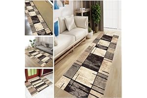 LANBENT Alfombra Pasillo, Mudo Alfombras Antideslizante con Pila 0,6 CM de Espesor, Piso Estera para Puerta Pasillera Cocina Entrada Escalera, Lavable, Cortable