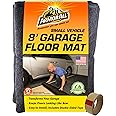 Armor All Original Small Vehicle Garage Floor Mat, (8'4” x 7'4"), (Includes Double Sided Tape), Protects Surfaces, Transforms Garage - Absorbent/Waterproof/Durable (USA Made) (Charcoal)