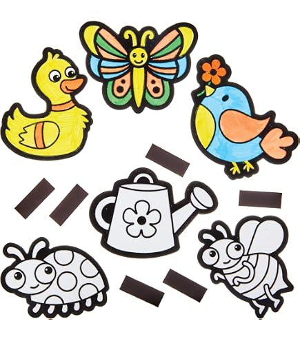 JoyPlus Kit Peinture Enfant 4 5 6 Ans, 36 Pièces Magnets de la Aimants en Bois avec Pigment Lumineux, Kit à Colorier d'autocollants Tableau Frigo Magnétique, Loisir Creatif Enfant 4 5 6 JoyPlus Kit Peinture Enfant 4 5 6 Ans, 36 Pièces Magnets de la Aimants en Bois avec Pigment Lumineux, Kit à Colorier d'autocollants Tableau Frigo Magnétique, Loisir Creatif Enfant 4 5 6