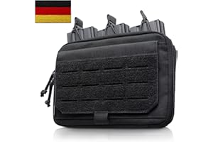 WYNEX Molle - Bolsa de administración de estilo canguro, bolsa de herramientas táctica con tira de cremallera y tira modular EDC para organizador de bolsa médica, parche de fijación incluido