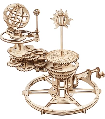 Puzzle 3D Bois Grande Roue Robotime – 232 Pièces, Boîte à Musique, Montage Sans Colle