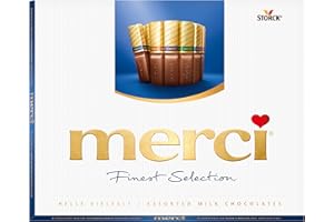 merci Finest Selection jasna różnorodność – 1 x 250 g – czekoladowe specjały nadziewane i niewypełnione