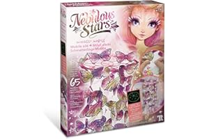 Nebulous Stars Kreativset Schmetterlingsmobile, zum basteln eines glitzernden Mobiles, ab 7 Jahre