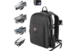 Smatree Mochila Compatible con DJI Mavic Air 2S / Air 2 Drone/GoPro Hero 9/8/7/6/5/5 Session/Hero Session, apto para el controlador DJI Remoter