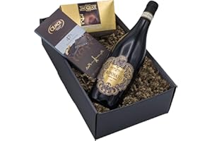 ‎THE WINE GUYS The Wine Guys The Wine Guys Präsentkorb „Sinneszauber“ Italienischer Rotwein Riposato und französische Schokoladentrüffel mit Cognacgeschmack und Meersalzschokolade