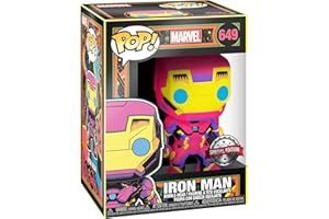 Funko POP! Marvel: Black Light - Iron Man - Marvel Comics - Collectable Vinyl Figure - Gift Idea - Official Merchandise - Toys for Kids & Adults - Comic Books Fans - Model Figure for Collectors