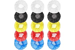 Anlayliay 200 StüCk Einweg Mikrofon Abdeckung, Hand Mikrofon Windschutz für KTV Aufnahmen Studio Karaoke (Gemischte Farben)