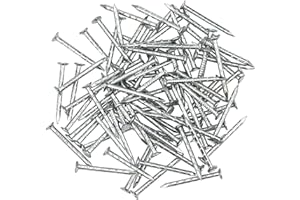 LUCKYKODOR 100 Stück Harpunennägel 2.0 * 23MM Kleine Nägel Eisennagel für Aufhängen von Bildern Holzbearbeitung Möbel DIY Dekorative