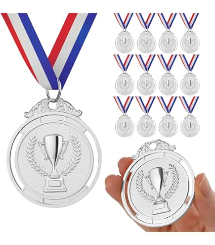 Vector Le Medaglie Del Premio Dell'oro, Dell'argento E Del Bronzo Con I Nastri Rossi Messi Isolati Su Fondo Bianco Il Primo Secondo Image81419711